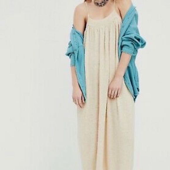 New Free People Under The Stars Terry sweater midi dress size XS - Picture 1 of 4